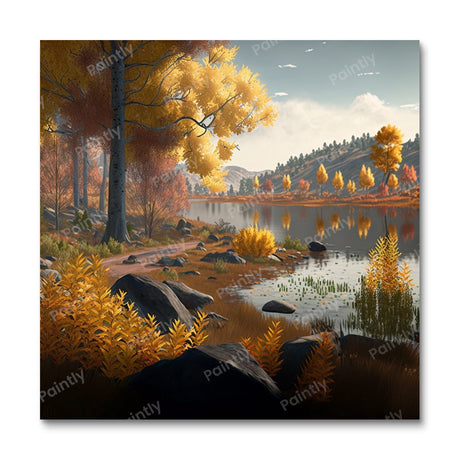 Colourful Fall (Diamond Painting) Diamond Painting kit
