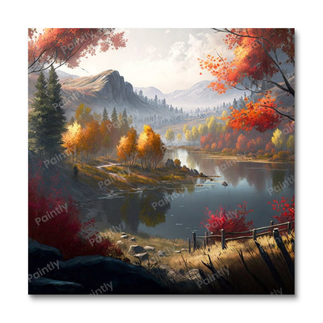 Autumn's Palette (Diamond Painting) Diamond Painting kit