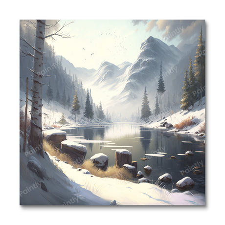 The Iced Meadows (Diamond Painting) Diamond Painting kit