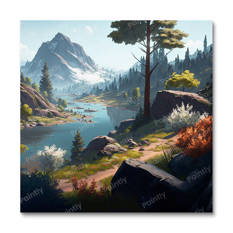 The Opulent Scene (Diamond Painting) Diamond Painting kit