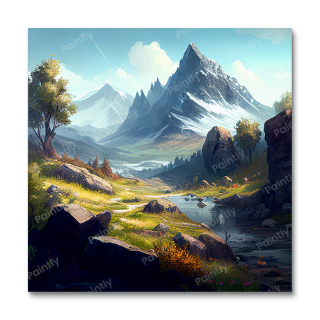 The Resplendent Landscape (Diamond Painting) Diamond Painting kit