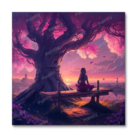 Blossoms and Reflections (Diamond Painting) Diamond Painting kit