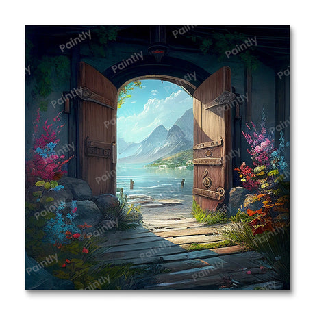 The Mirrored Portal (Diamond Painting) Diamond Painting kit