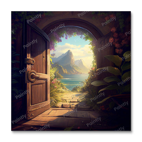 The Great Beyond Gateway to Paradise Paint by Numbers kit