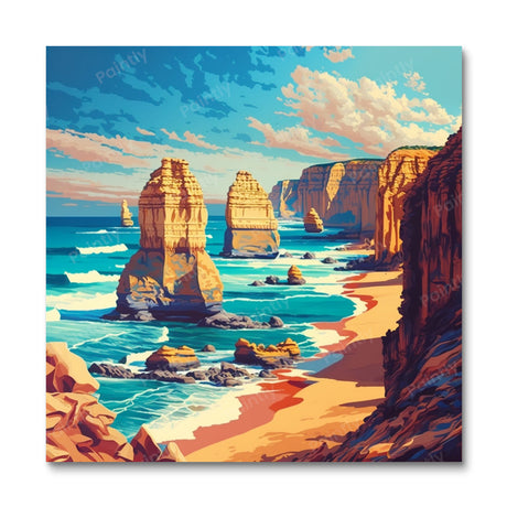 The Twelve Apostles Australia II (Diamond Painting) Diamond Painting kit