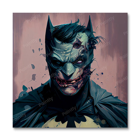 Zombie Batman II (Board Canvas) Superheroes Paint by Numbers kit
