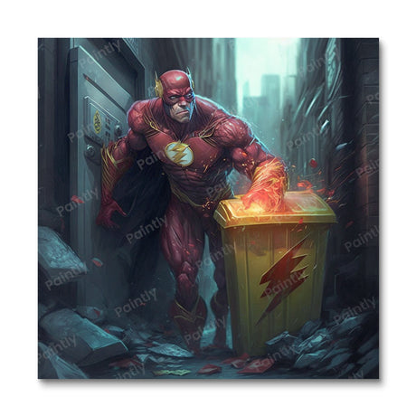 The Flash Taking out the Trash (Diamond Painting) Diamond Painting kit