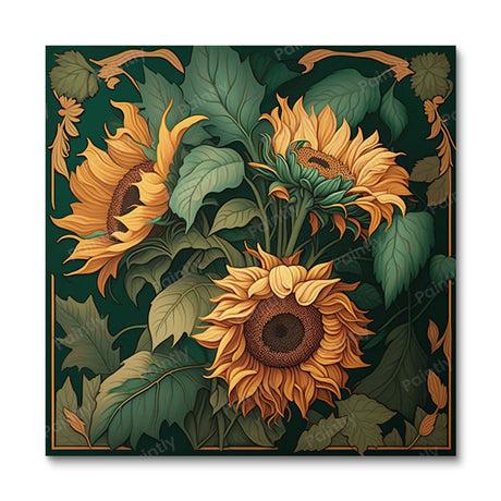Sunflowers IV (Diamond Painting) Diamond Painting kit