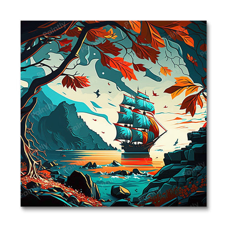 Ocean Wanderer Ship (Diamond Painting) Diamond Painting kit