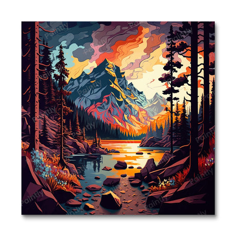Vivid Landscape (Diamond Painting) Diamond Painting kit