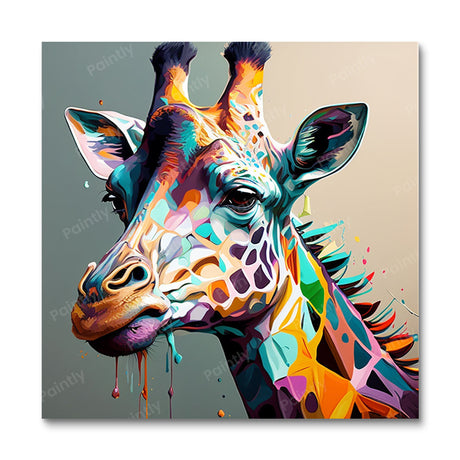 Abstract Giraffe II (Diamond Painting) Diamond Painting kit