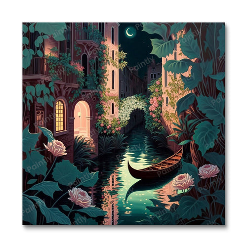 Venice Canal III (Board Canvas)