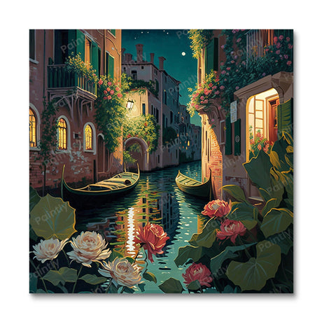 Venice Canal VI (Board Canvas) Cities Paint by Numbers kit