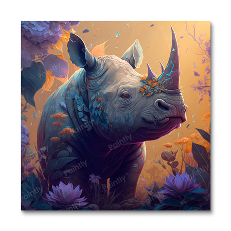 Majestic Rhino II (Diamond Painting) Diamond Painting kit