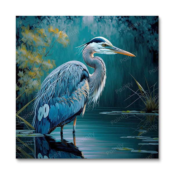 Blue Heron I Paint by Numbers Kit