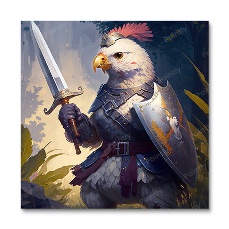Rooster into Battle (Diamond Painting) Diamond Painting kit