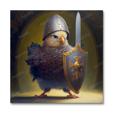 Chick into Battle II (Diamond Painting) Diamond Painting kit
