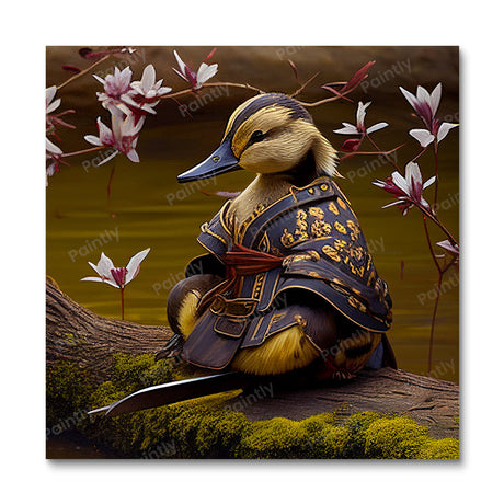 Samurai Duckling (Diamond Painting) Diamond Painting kit