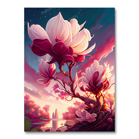 Magnolia Flowers V (Diamond Painting) Diamond Painting kit