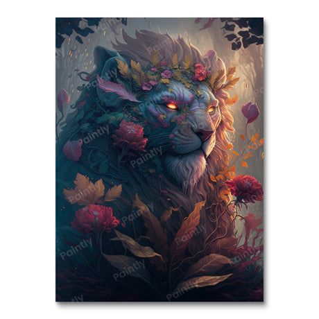 BOGO Majestic Lion I (60x80cm) People Paint by Numbers kit