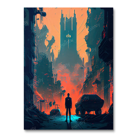 Future Dystopian World IV (Diamond Painting) Diamond Painting kit
