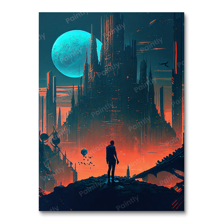 Future Dystopian World I (Diamond Painting) Diamond Painting kit