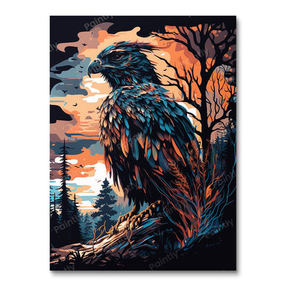 Twilight Eagle (Board Canvas)
