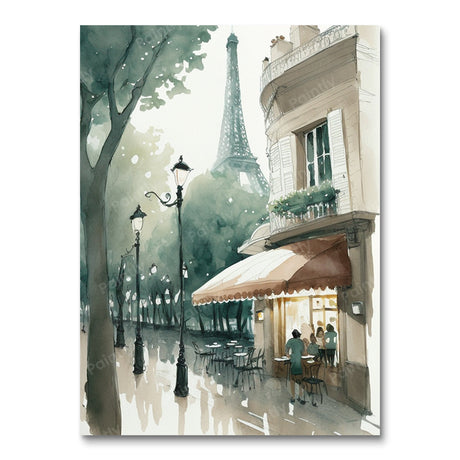 Paris Cafe IV (Diamond Painting) Diamond Painting kit