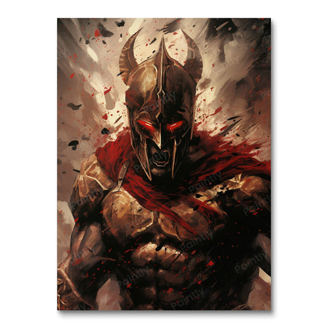 Inkblot Spartan I (Diamond Painting) Diamond Painting kit