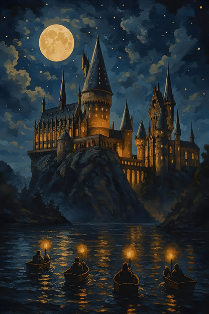 Journey to Hogwarts — paint by numbers kit