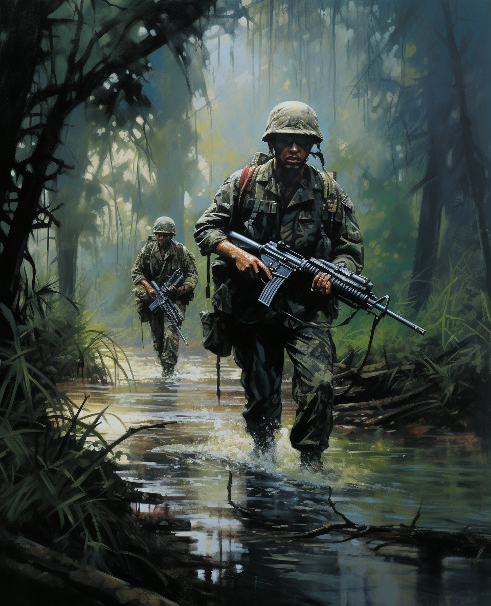 Jungle Vanguard (Paint by Numbers)