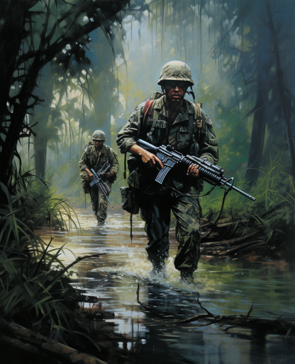 Jungle Vanguard (Paint by Numbers)