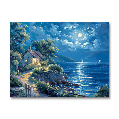 Lake View Home V (Diamond Painting) Diamond Painting kit