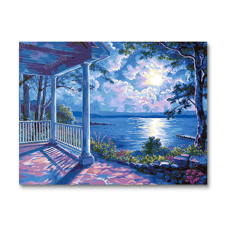 Lakeside Moonlight (Diamond Painting) Diamond Painting kit