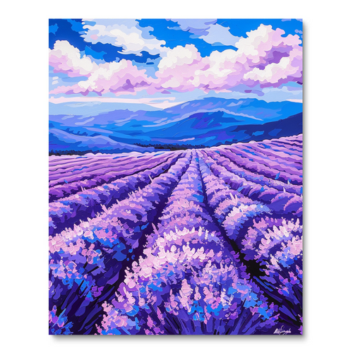 Lavender Field (Diamond Painting) Diamond Painting kit