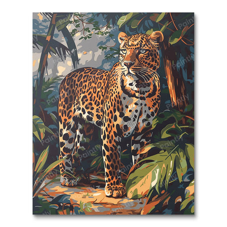 Leopard Stance (Diamond Painting) Diamond Painting kit