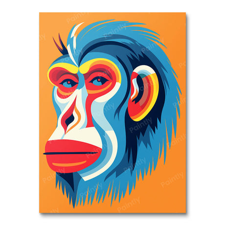 Lively Baboon Reverie (Diamond Painting) Diamond Painting kit