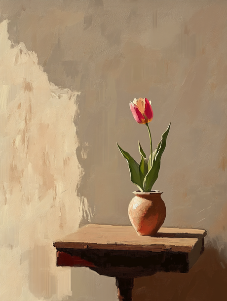 Lonely Tulip (Diamond Painting) Diamond Painting kit