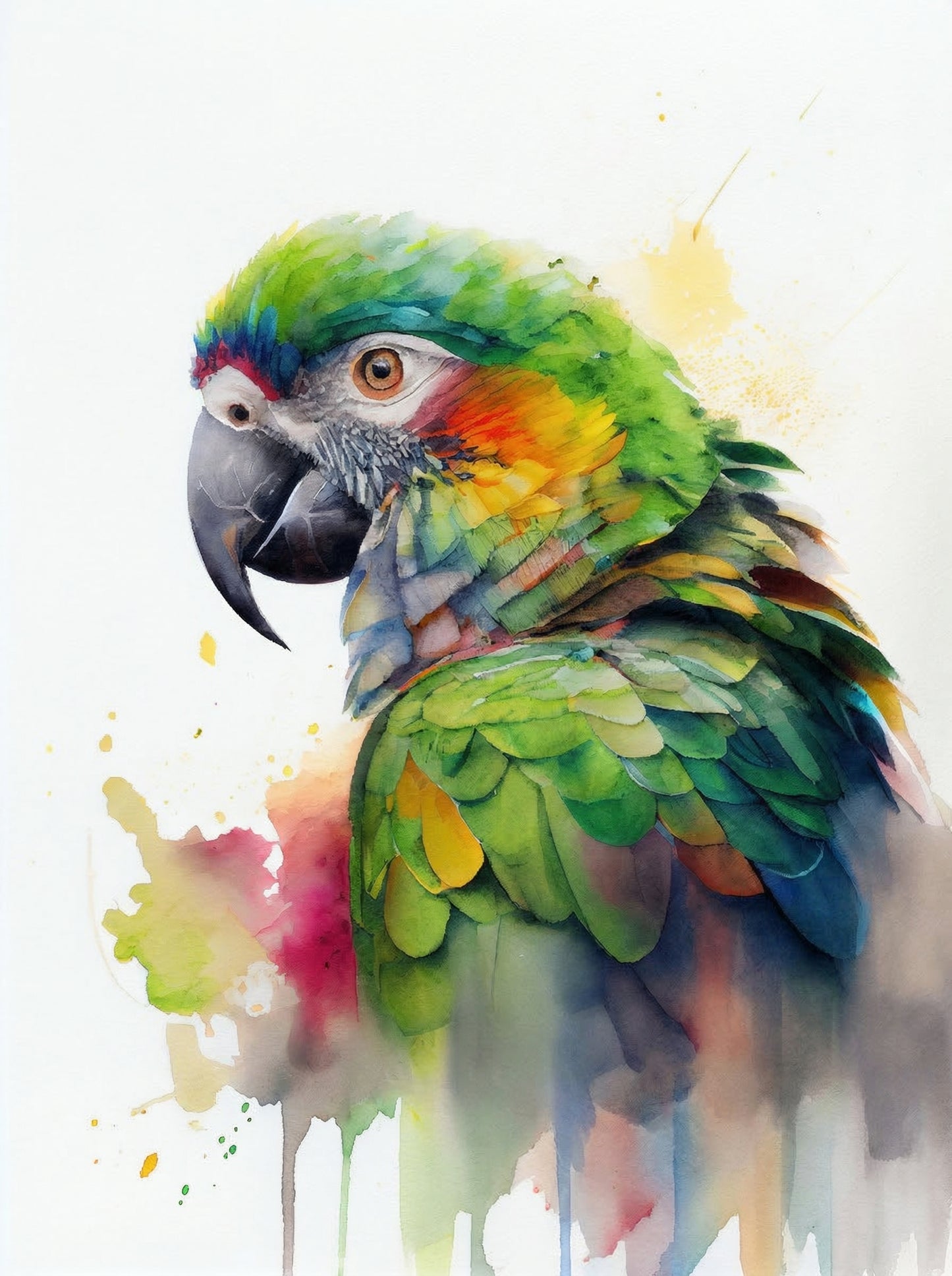 Macaw Portrait (Paint by Numbers)