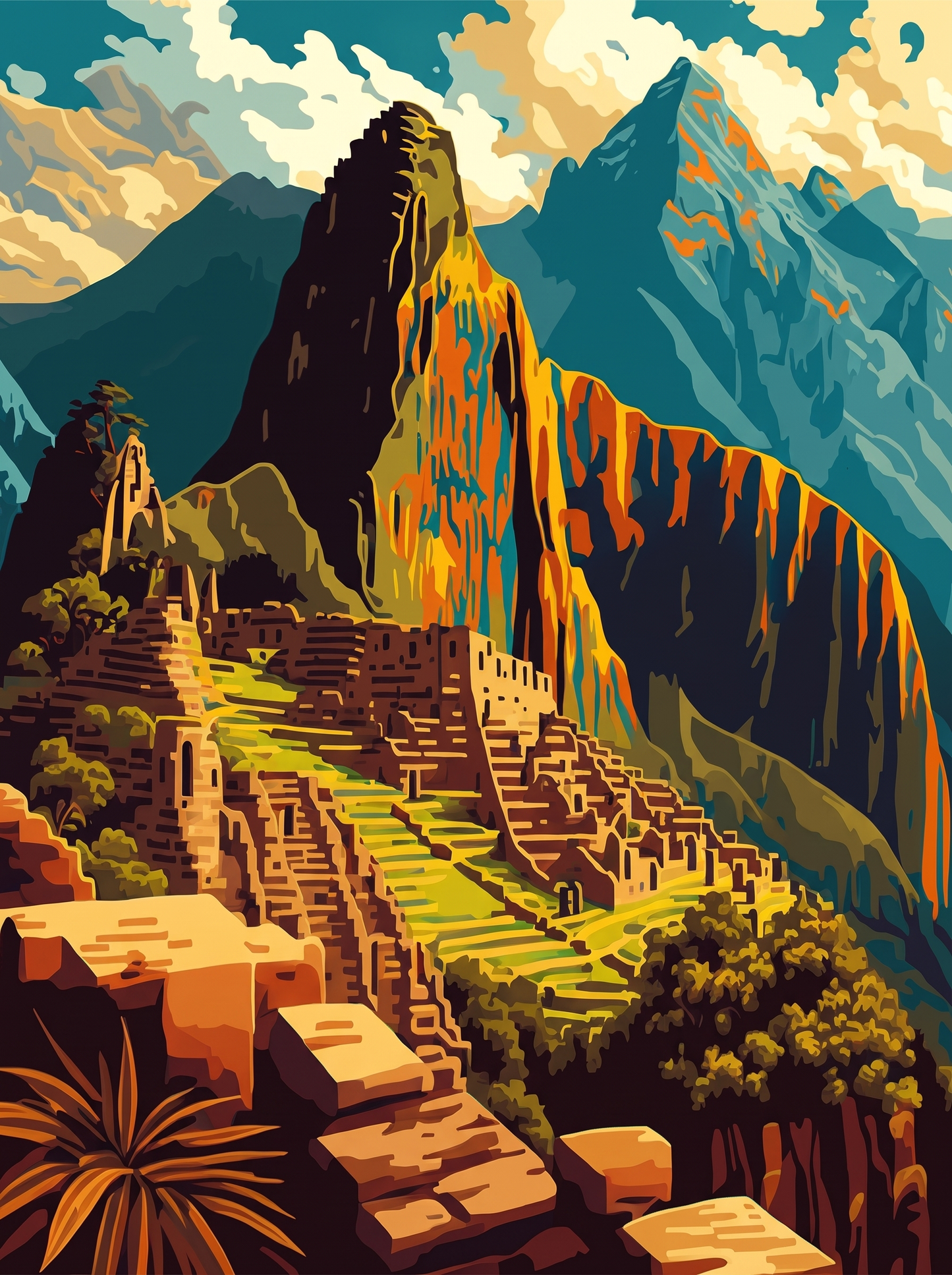 Machu Picchu (Paint by Numbers)