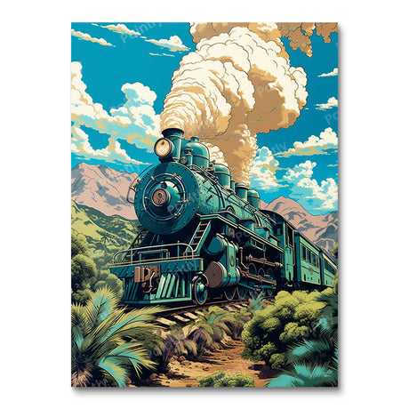 Dreamy Railways (Diamond Painting) Diamond Painting kit