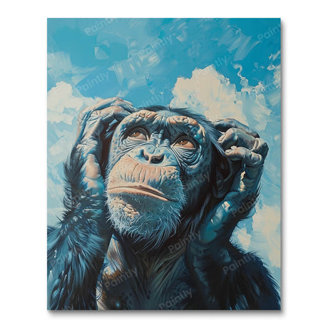 Monkey Misery (Diamond Painting) Diamond Painting kit