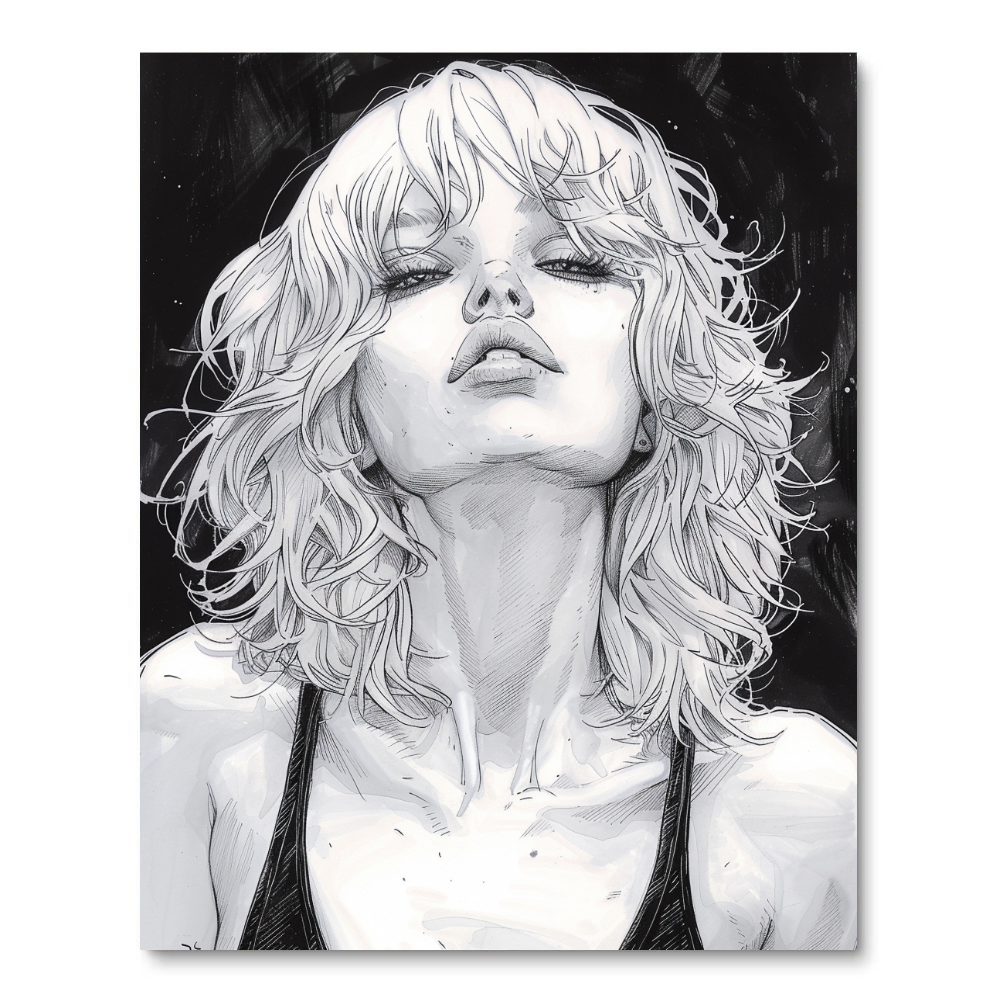 Monochrome Muse (Diamond Painting) Diamond Painting kit