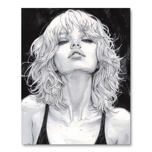 Monochrome Muse (Diamond Painting) Diamond Painting kit