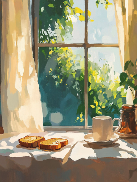 Morning Light Breakfast (Diamond Painting) Diamond Painting kit