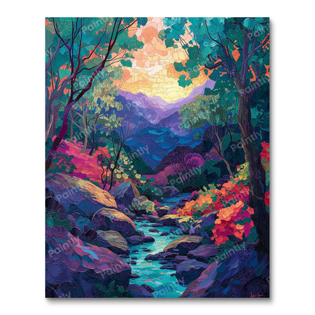 Mosaic Dreamscape (Diamond Painting) Diamond Painting kit