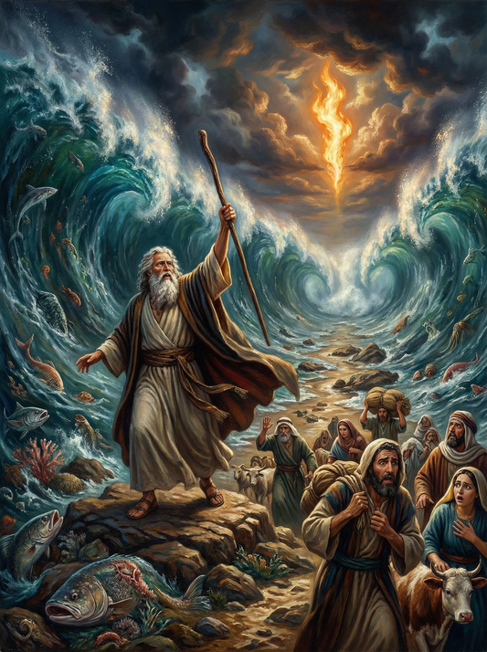Moses Parts the Red Sea