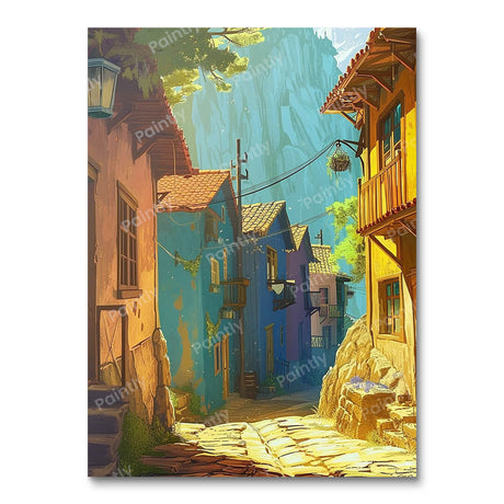 Mountain Village (Diamond Painting) Diamond Painting kit