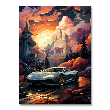 Mystic Wheels (Diamond Painting) Diamond Painting kit