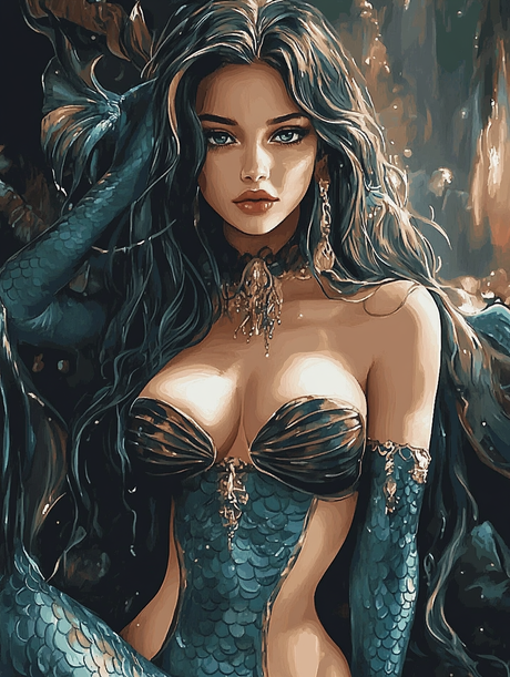 Majesty of the Deep Paint by Numbers kit